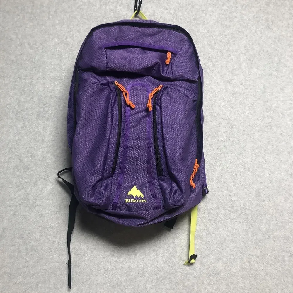 Burton Purple Backpack with Orange Accents